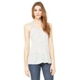 thumbnail image 1 of Ladies' Flowy Racerback Tank, White Marble, XS, Pack 5, Womens Tank Tops, 1 of 1