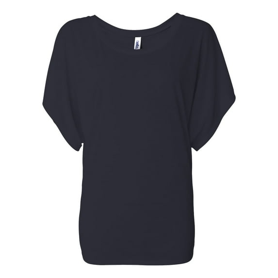 Bella + Canvas B8821 Women's Flowy Draped-Sleeve Dolman Tee