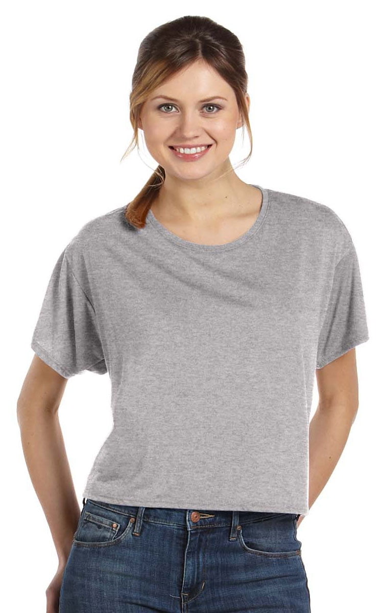 Bella Canvas B8881 Ladies Flowy Boxy T Shirt Walmart