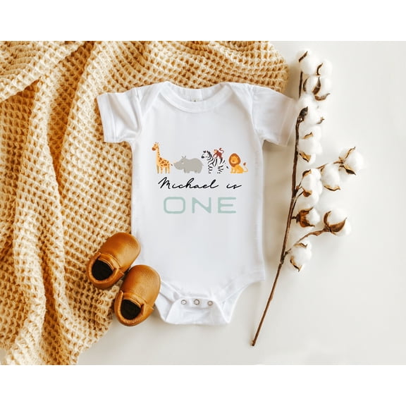 Bella Canvas with Baby Birthday, Birthday Keepsake, Children'S Birthday Gift, 1St Birthday, Zoo Themed First Birthday Cool Baby Clothing, Cute Baby Boy or Girl Bodysuit Gift