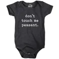 thumbnail image 1 of Bella Canvas Baby Bodysuit Don't Touch Me Peasant Funny Novelty Offensive Graphic Jumper For, 1 of 3