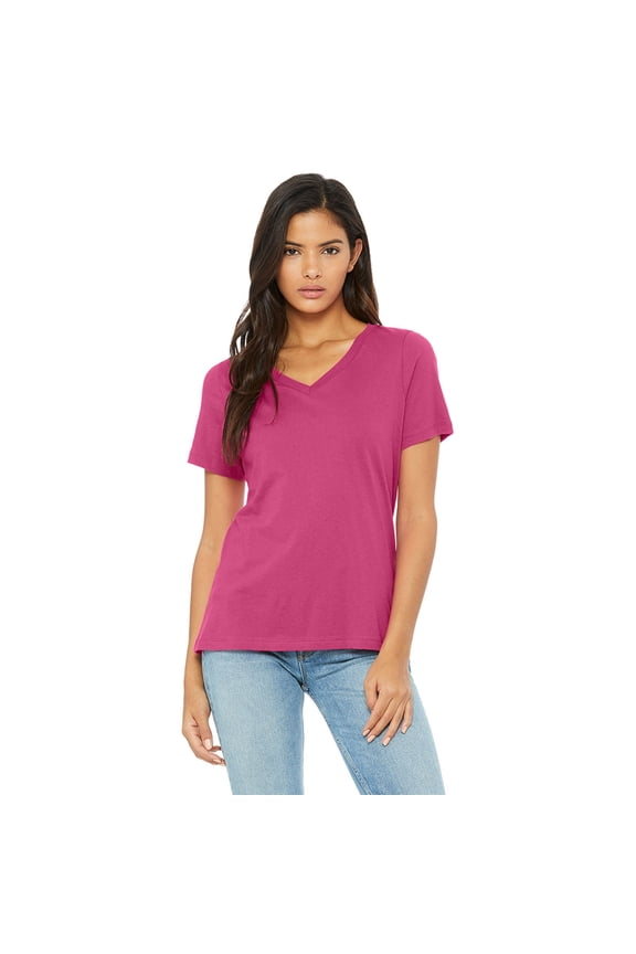 Bella + Canvas Be 6405 4.2Oz S/S V-Neck Tee