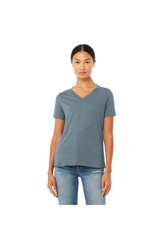 Bella + Canvas Be 6405 4.2Oz S/S V-Neck Tee