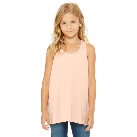 Bella + Canvas Be 8800Y Yth Flowy Rcrbck Tank