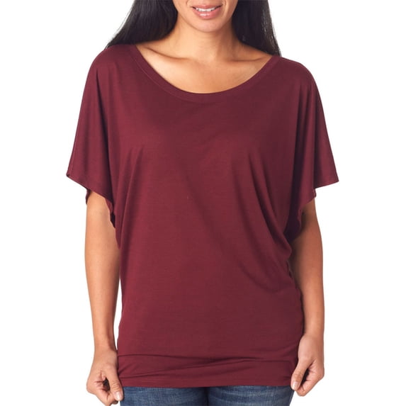 Bella + Canvas Be 8821 3.7Oz Flowy Dlmn Slv T
