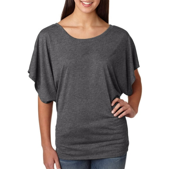 Bella + Canvas Be 8821 3.7Oz Flowy Dlmn Slv T