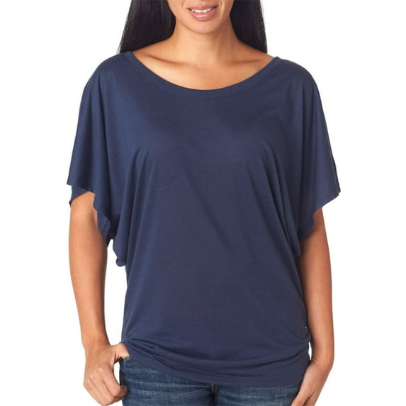 Bella + Canvas Be 8821 3.7Oz Flowy Dlmn Slv T