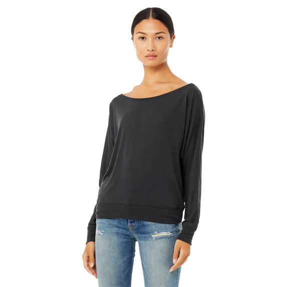 Bella + Canvas Be 8850 Ld Ls Flwy Off Shldr T
