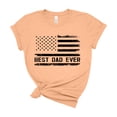 thumbnail image 1 of Bella Canvas Best Dad Ever Shirt Funny Fathers Day Gift Tee for Husband Dad Graphic T Shirt Comfortable %100 Cotton, 1 of 6