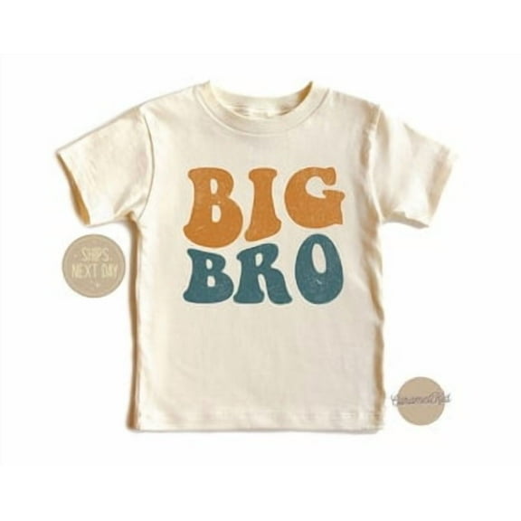 Bella Canvas Big Bro Toddler Big Brother Birthday Boy Big Brother Gift, Little Brother, Toddler Kids Birthday, Sibling Toddler Shirt