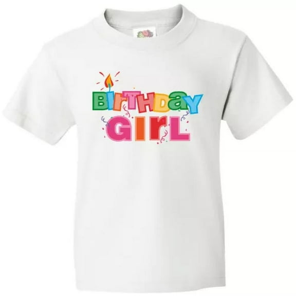 Bella Canvas Birthday Girl Letters Party Colorful Candle Streamers My Toddler Shirt
