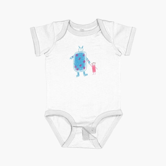 Bella Canvas Boo & Kitty Short Sleeve Baby One-Piece Newborn Gender Neutral Outfit, Baby Boy Or Girl Bodysuit, Birrthday Gifts