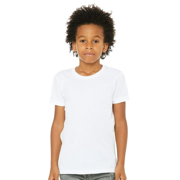 Bella Canvas Boy's Short Sleeve Tee Large Berry