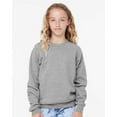 thumbnail image 1 of Bella Canvas Boys Sponge Fleece Raglan Sweatshirt, L, Athletic Heather, 1 of 5