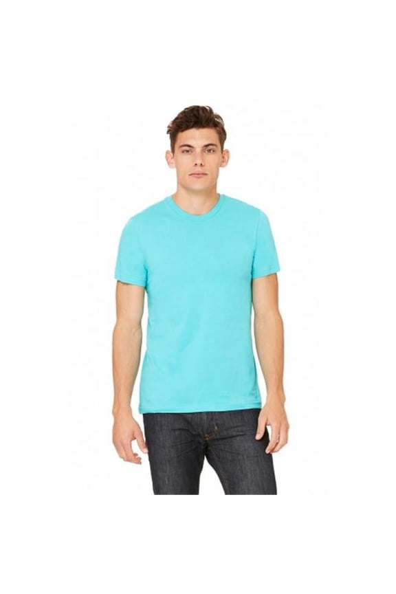 Bella-Canvas C3001 Unisex Jersey Short Sleeve Tee - Teal - Large