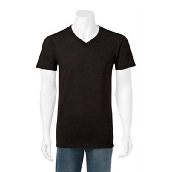 Bella-Canvas C3005 Unisex Jersey Short Sleeve V-Neck Tee - Black - Medium