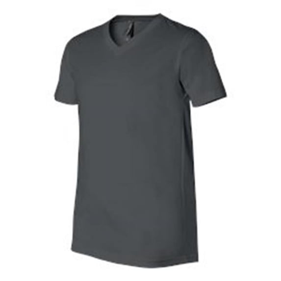 Bella-Canvas C3005 Unisex Jersey Short Sleeve V-neck Tee - Asphalt - Extra Large