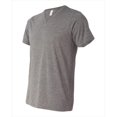 thumbnail image 1 of Bella-Canvas C3415 Unisex Short Sleeve V-Neck T-Shirt - Grey Triblend, Extra Small, 1 of 1