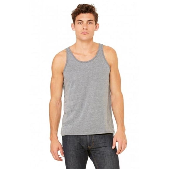 Bella-Canvas C3480 Unisex Jersey Tank - Deep Heather - Extra Large