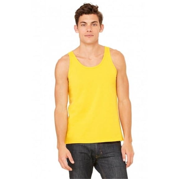 Bella-Canvas C3480 Unisex Jersey Tank - Gold, Extra Small