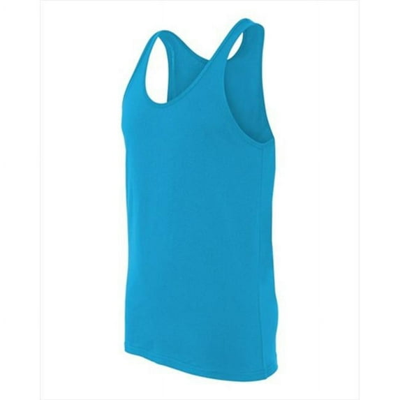Bella-Canvas C3480 Unisex Jersey Tank - Neon Blue - 2X