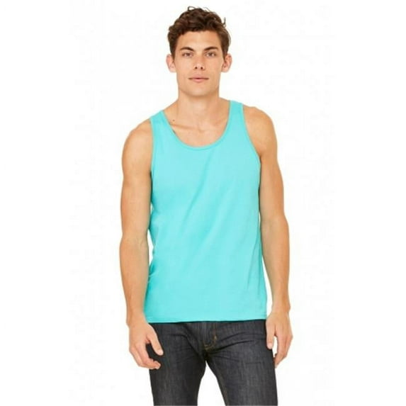 Bella-Canvas C3480 Unisex Jersey Tank - Teal - Medium