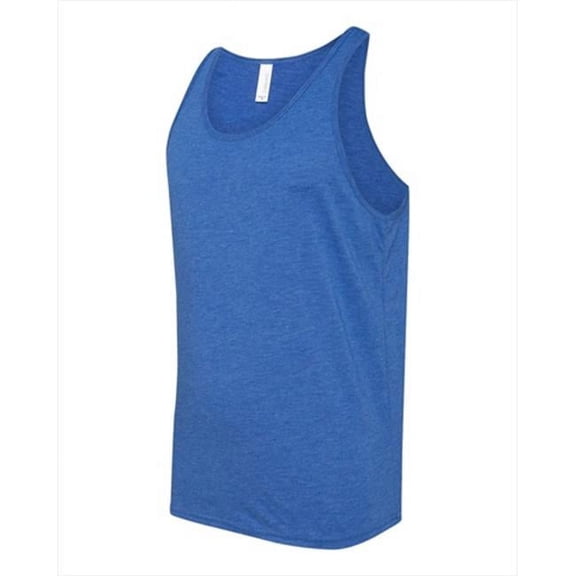 Bella-Canvas C3480 Unisex Jersey Tank - True Royal Triblend, Extra Large