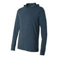 thumbnail image 1 of Bella-Canvas C3512 Unisex Jersey Long Sleeve Hoodie - Heather Navy - Large, 1 of 1