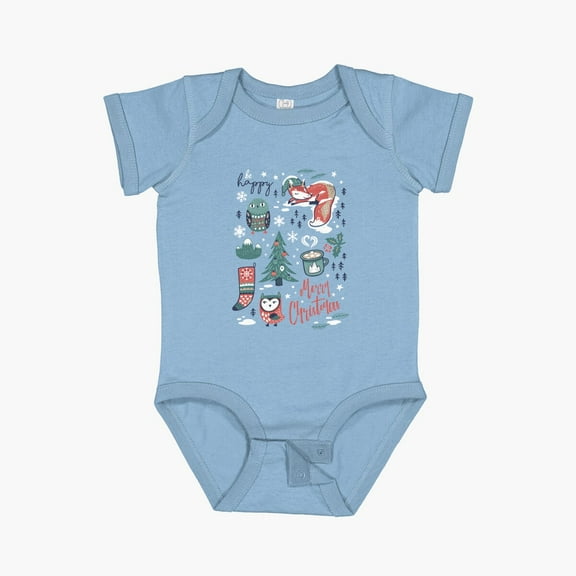 Bella Canvas Christmas Wishes Short Sleeve Baby One-Piece Newborn Gender Neutral Outfit, Baby Boy Or Girl Bodysuit, Birrthday Gifts
