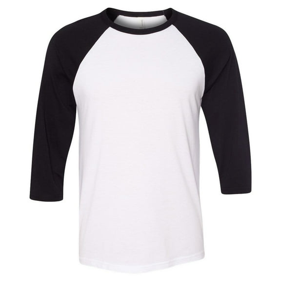 Bella Canvas Cn 3200 3/4 Slv Bsebl Rgln Tee