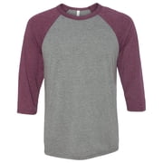 Bella + Canvas Cn 3200 3/4 Slv Bsebl Rgln Tee