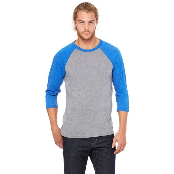Bella + Canvas Cn 3200 3/4 Slv Bsebl Rgln Tee