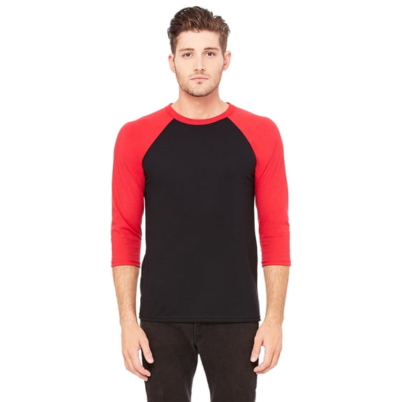Bella + Canvas Cn 3200 3/4 Slv Bsebl Rgln Tee