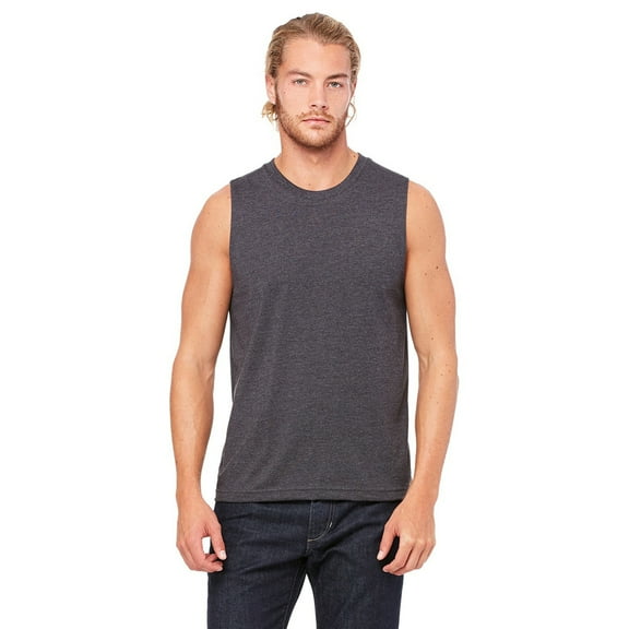 Bella   Canvas Cn 3483 Men Jersey Muscle Tank
