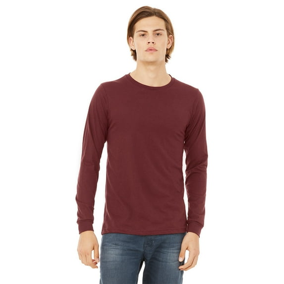 Bella + Canvas Cn 3501 Mens Filmore Ls Tee