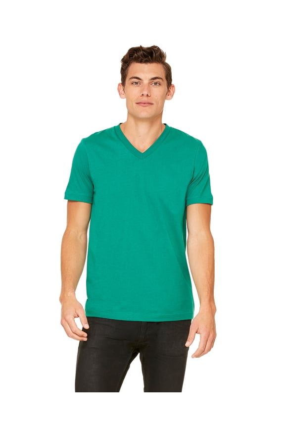 Bella Canvas Comfortable V-Neck Soft Fitted Jersey T-Shirt, Style C3005