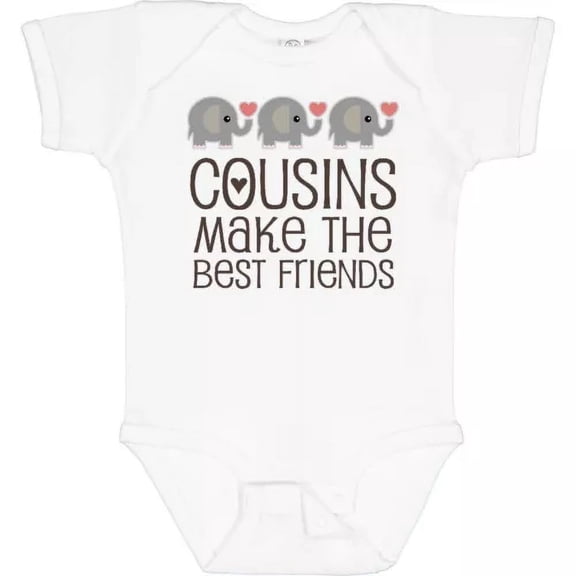Bella Canvas Cousins Make The Best Friends Baby Cousin Childs Crew Boys Bodysuit