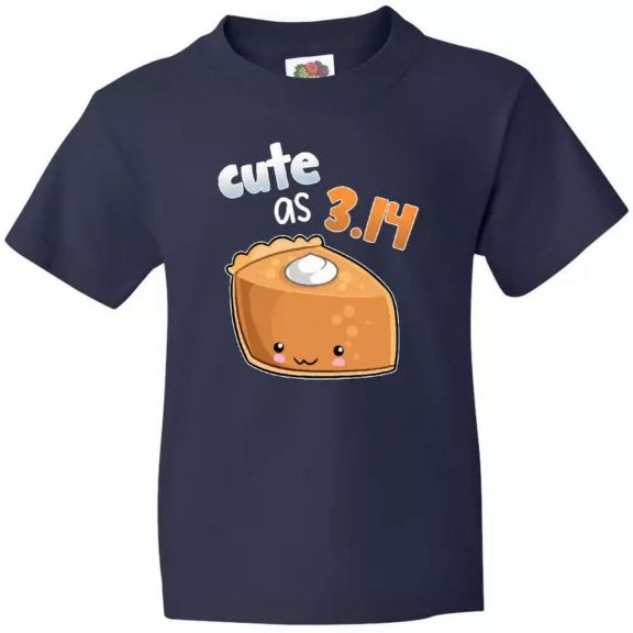 Bella Canvas Cute As 3.14 Pi Day Pumpkin Pie Pun Whipped Cream Humor Toddler Shirt