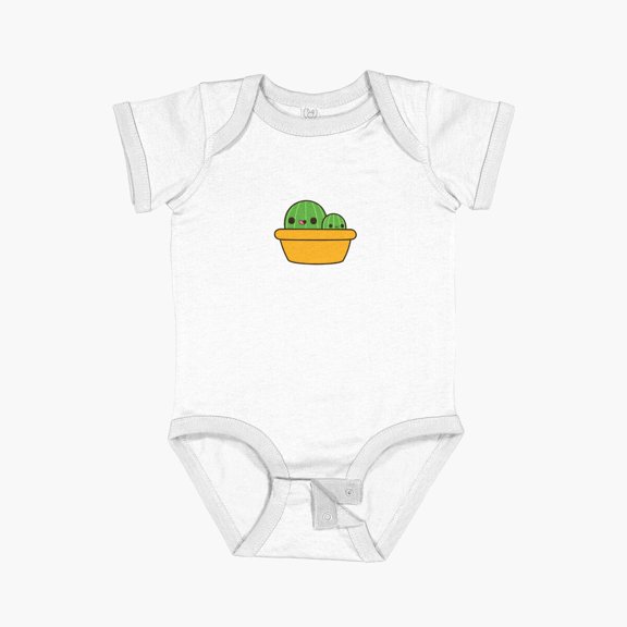 Bella Canvas Cute Cactus In Yellow Pot Short Sleeve Baby One-Piece Newborn Gender Neutral Outfit, Baby Boy Or Girl Bodysuit, Birrthday Gifts