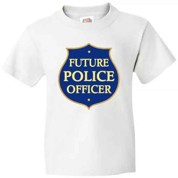 Bella Canvas Cute Future Police Officer Policeman Occupation Law Kids Toddler Shirt