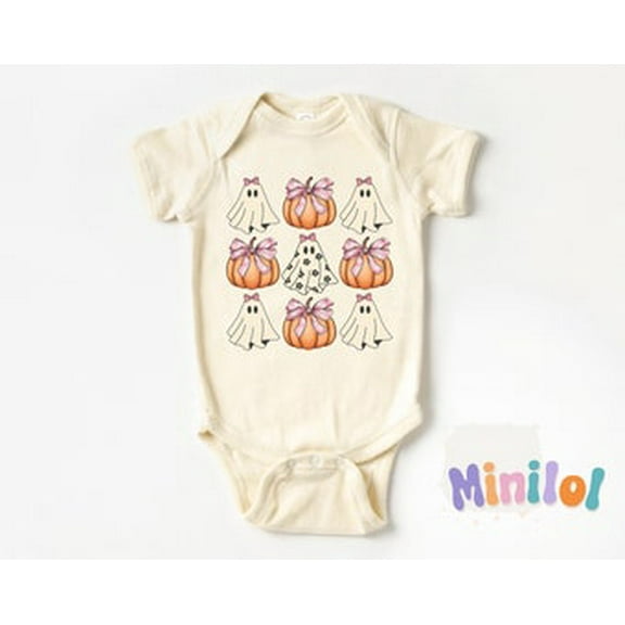 Bella Canvas Cute Ghost Kids Shirt, Ghost Pumpkin Ribbon Onesie, Boo Toddler Shirt, Kids Halloween Tee, Funny Halloween Tees for Kids, Halloween Onesie Bodysuit