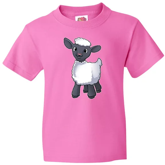 Bella Canvas Cute Little Lamb Toddler T-Shirt Animals Sheep Flock Child Farm Farmer