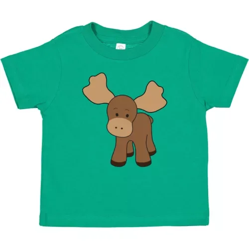 Bella Canvas Cute Moose Baby Toddler Shirt Animals Alaska Infant Shower Gift Apparel
