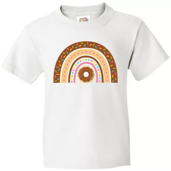 Bella Canvas Donut Rainbow With Sprinkles Food Icing Frosting Fun Toddler Shirt