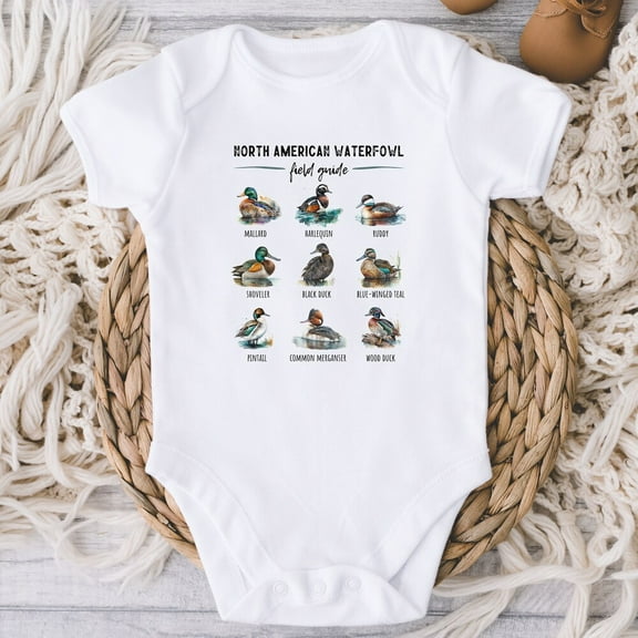 Bella Canvas with Duck Species, Daddy'S Hunting Buddy, Duck Lover, Hunter, Baby Shower Boy, Grandson, Gift For Baby Boy Cute Baby Boy or Girl Bodysuit Gift