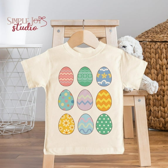 Bella Canvas Easter Egg Toddler Shirt, Spring Kids Outfit, Holiday Toddler Shirt, Cute Pastel Design, Easter Gift Idea, Toddler Easter Egg Shirt