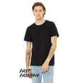 thumbnail image 1 of Bella + Canvas FWD Fashion Men's Split Hem T-Shirt - BLACK - M, 1 of 3