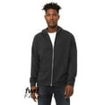 thumbnail image 1 of Bella Canvas FWD Unisex Full-Zip Fleece with Zippered Hood XS Dark Grey, 1 of 3