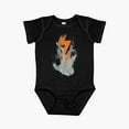 thumbnail image 1 of Bella Canvas Fall Effect Short Sleeve Baby One-Piece Newborn Gender Neutral Outfit, Baby Boy Or Girl Bodysuit, Birrthday Gifts, 1 of 3