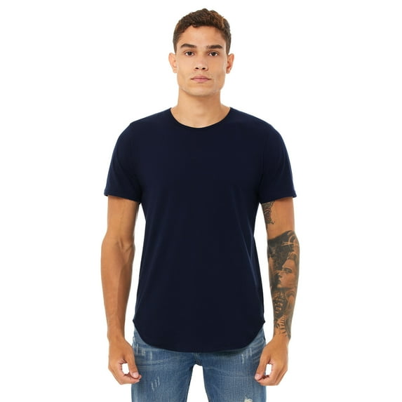 Bella + Canvas Fast Fashion Men's Curved Hem Short Sleeve T-Shirt